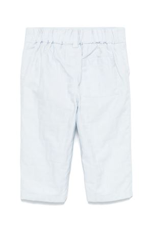 light-blue cotton trousers FENDI KIDS | BMF238AS64F1QYB